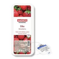 Dâu Tây Đông Lạnh Andros Hộp 600g – Frozen Strawberry