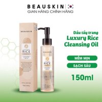 Dầu Tẩy Trang BEAUSKIN Luxury Rice Cleansing Oil 150ml Sạch Sâu, Dưỡng Ẩm Hiệu Quả - Hàng chính hãng