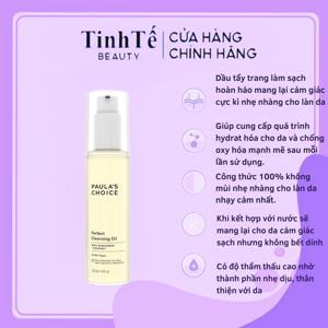 Dầu tẩy trang dịu nhẹ, làm sạch sâu Paula's Choice Perfect Cleansing Oil 118ml