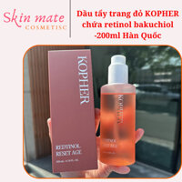 Dầu tẩy trang đỏ KOPHER chứa retinol bakuchiol -200ml Hàn Quốc