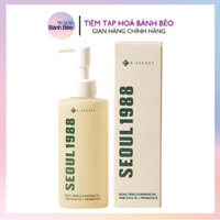 Dầu tẩy trang lợi khuẩn K-SECRET Seoul 1988 Cleansing Oil : Pine Cica 1% + Probiotics 200ml