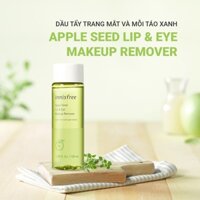 Dầu tẩy trang mắt và môi innisfree Apple Seed Lip & Eye Makeup Remover 100ml