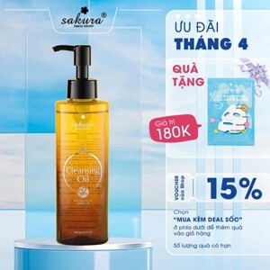 Dầu tẩy trang Sakura Cleansing Oil 150ml