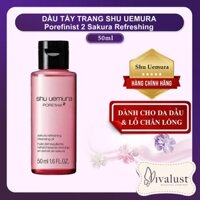 Dầu tẩy trang Shu Uemura Porefinist Anti-Shine Fresh Cleansing Oil (màu hồng) 50ml