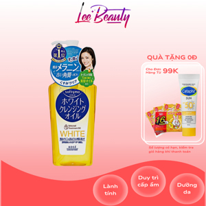 Dầu tẩy trang trắng da Kose Softymo White Cleansing Oil 230 ml