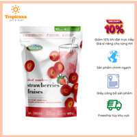 Dâu Tây tươi cắt lát đông lạnh Snowcrest 600g Nhập khẩu Canada - Gói 600gr