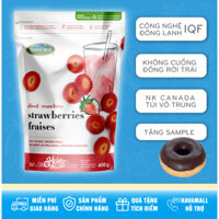 Dâu Tây tươi cắt lát đông lạnh Snowcrest 600g Nhập khẩu Canada