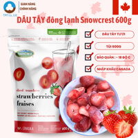 Dâu Tây tươi cắt lát đông lạnh Snowcrest 600g Nhập khẩu Canada Date 27.02.26