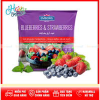 Dâu Tây Và Việt Quất Đông Lạnh Nguyên Trái – Strawberries And Blueberries Emborg 400g