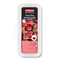 Dâu Tây Xay Nhuyễn Đông Lạnh Andros Hộp 1kg – Strawberry Frozen Puree