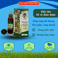 Dầu Thái Lan - Dầu lăn 22 vị thảo dược. Giúp tỉnh táo, thông mũi, giảm khó chịu khi viêm xoang, say tàu xe, buồn nôn...