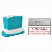 Dấu Thẩm Thấu Sắc Nét Không Lem Xstamper Quix Q11 Dùng Đóng Lên Giấy