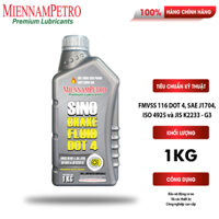 Dầu Thắng Phanh MiennamPetro Sino Brake Fluid Dot 4 1Kg Chất Lượng Cao Đạt ISO 4925