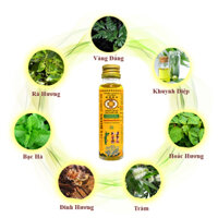 Dầu thập tự vàng gold cross yellow oil 24ml xoa bóp đau nhức mỏi hàng nội địa chính hãng thái lan
