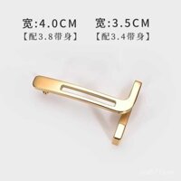 Đầu thắt lưng bằng thép không gỉ 304, khóa thắt lưng chữ cho nam, khóa thắt lưng hình chữ T cao cấp, phụ kiện khóa trơn bán riêng