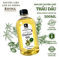 Dầu Thầu Dầu Savona - Dầu Massage Dưỡng Ẩm - SavonA Castor Oil for Face & Body - 100% Dầu Thầu Dầu Nguyên Chất Ép Lạnh