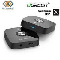Đầu Thiết bị nhận  Bluetooth Receiver cho amply , loa 4.2  hỗ trợ cổng 3.5mm Ugreen 40758 - Bảo Hành 18 Tháng