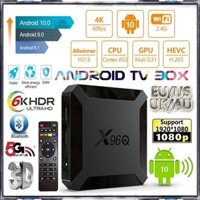 ĐẦU THU ANDROID Tv Box X96Q 4k Allwinner H313 Quad Core 2gb 16gb Youtbe Và Phụ Kiện GIÁ RẺ BẤT NGỜ