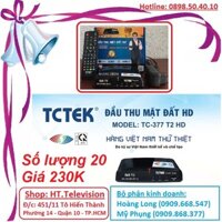 Đầu thu kỹ thuật số DVB T2 TC Tek 377 - Hàng chính hãng