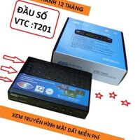 Đầu thu kỹ thuật số DVB - T2 VTC 201, xem truyền hình hơn 60 kênh, bảo hành 1 tháng