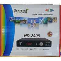Đầu thu kỹ thuật số mặt đât DVB T2 Pantasat sử dụng anten, Model 2008, xài miễn phí thuê bao