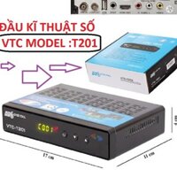 Đầu thu kỹ thuật số VTC T201 - VTC201  DVB T2 Xem 72 kênh truyền hình VTV,