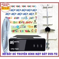 Đầu Thu Truyền Hình KTS DVB-T2 VTC T201, Đầu truyền hình số mặt đất, Xem Kênh truyền hình và radio hoàn toàn miễn phí