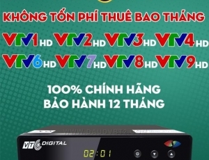 Đầu thu truyền hình kỹ thuật số DVB-T2 VTC T206