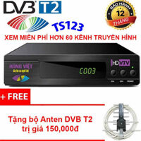 Đầu thu truyền hình kỹ thuật số DVB T2 TS123 tặng kèm HDMI+Ăngten 15m ngoài trời