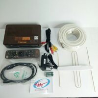 đầu thu truyền hình số mặt đất AVG trọn bộ anten mobiTV ,Dây 15 mét, Hàng Chính Hãng. - đầu thu kèm tài khoản 1 tháng