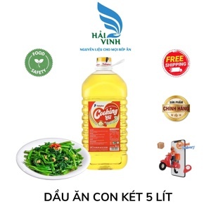 Dầu thực vật tinh luyện Cooking Oil Nakydaco bình 5 lít