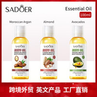 Dầu Tinh Hoa và Trái Cây Tiếng Anh Đầy Đủ SADOER Dầu Dưỡng Thể Dưỡng Ẩm Bơ Hạnh Nhân Bán Buôn Xuyên Biên Giới