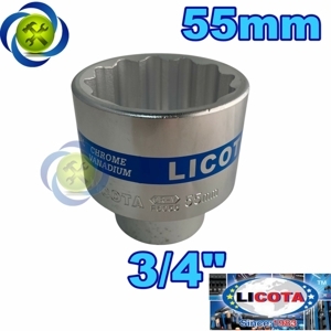 Đầu típ bông trắng ngắn 3/4 số 55 LICOTA F6055B