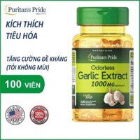 Dầu Tỏi Puritan's Pride Garlic Oil 1000mg 100 Viên