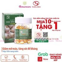 Dầu tỏi Tuệ Linh Giảm mỡ máu – Tăng sức đề kháng – Garlic Oil tinh dau toi hộp 100 viên – KM mua 5 hộp tặng 1 hộp