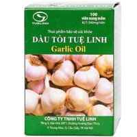Dầu Tỏi Tuệ Linh hỗ trợ giảm mỡ máu, giảm nguy cơ xơ vữa động mạch vành (100 viên)