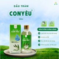 Dầu tràm Con Yêu - Dầu Tràm Nguyên Chất, Dầu Tràm Cho Bé Sơ Sinh và Gia đình, Giữ ấm cả nhà 100ml