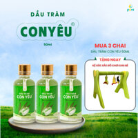 Dầu Tràm Con Yêu - Dầu Tràm Cho Trẻ Sơ Sinh - Tinh dầu tràm Nguyên Chất - Dầu tràm Tốt Nhất 50ML