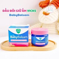 Dầu tràm Úc Vicks Baby Balsam giúp làm ấm cơ thể bé, không gây nóng rát