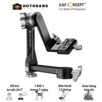 Đầu Tripod Gimbal Head CNC Aluminium Alloy Heavy Duty 360° Panoramic Head with 1/4 inch Arca - KF31.052