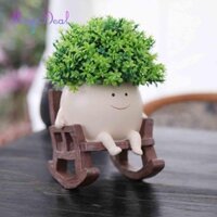 Đầu Trồng Nhựa Bình Hoa Ban Công Kệ Sân Vườn Ghế Bập bênh Chậu Cây