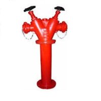 Đầu trụ chữa cháy 2 cửa ra D65 (không chân)