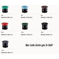 Đầu tưới Hunter Spray chỉnh góc 0-360
