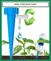 Đầu Tưới Nhỏ Giọt, Đầu Vòi Tưới Cây Nhỏ Giọt Gắn Chai Nước, Van Tưới Tự Động