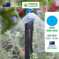 ĐẦU TƯỚI PHUN MƯA HÌNH NÓN CFD DOWNSPRAY - có chân cắm