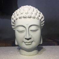 Đầu tượng phật thích ca trang trí hồ cá hồ thuỷ sinh bán cạn
