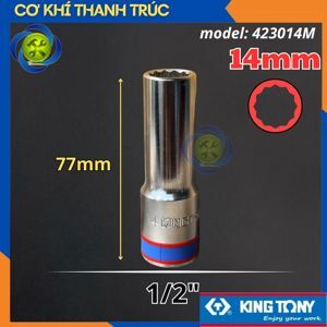 Đầu tuýp 12 góc 1/2" Kingtony 423014M, 14mm