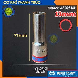 Đầu tuýp 12 góc Kingtony 423013M 13mm, 1/2"