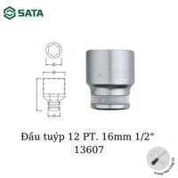 Đầu tuýp 12 PT. 16mm 12 - 13607 SATA