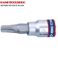 Đầu tuýp 1/4 inch bit mũi sao T20 Kingtony 203320